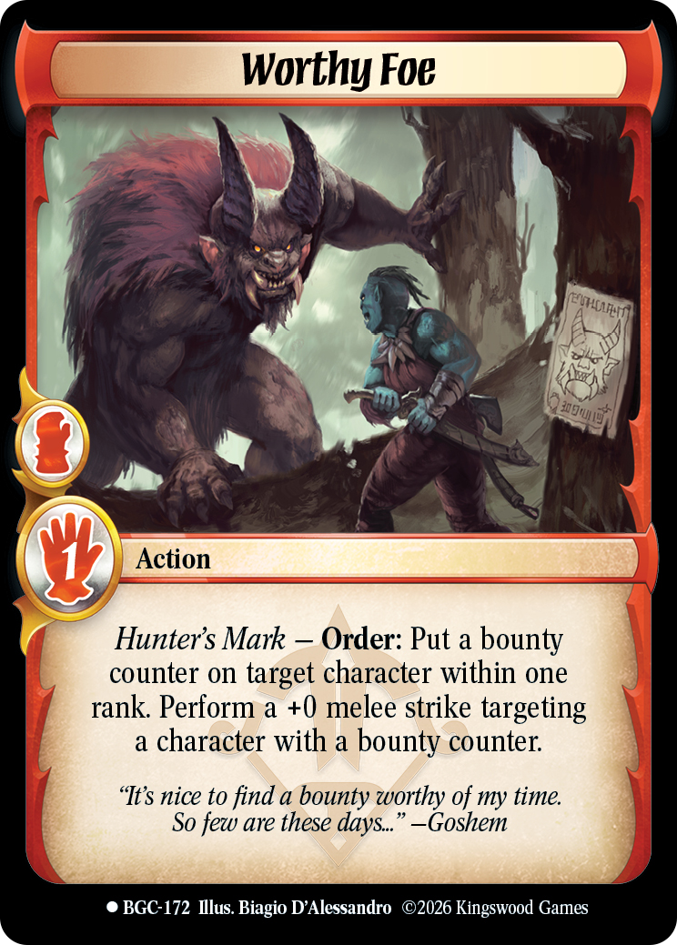 Worthy Foe