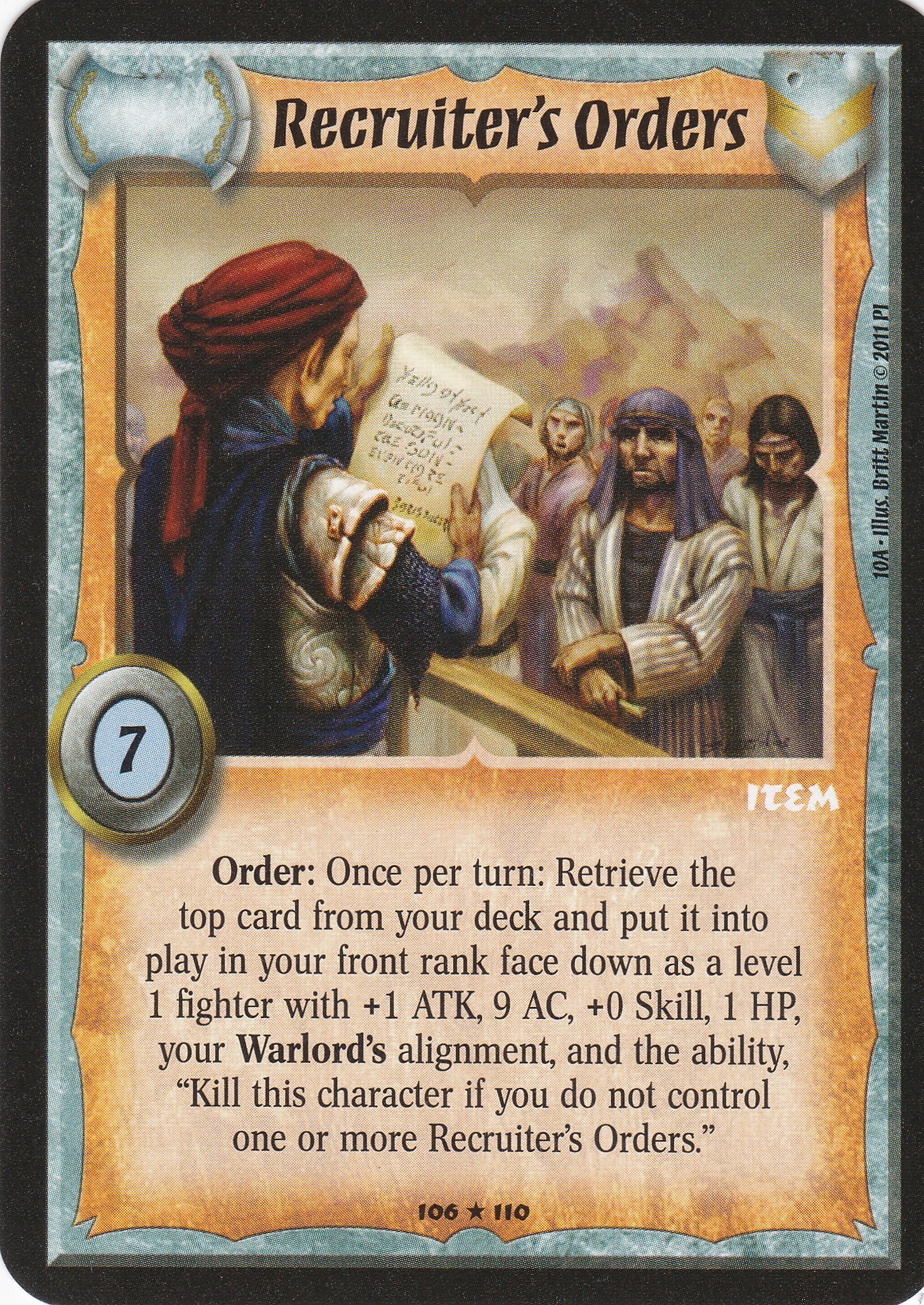 Recruiter's Orders - Regular