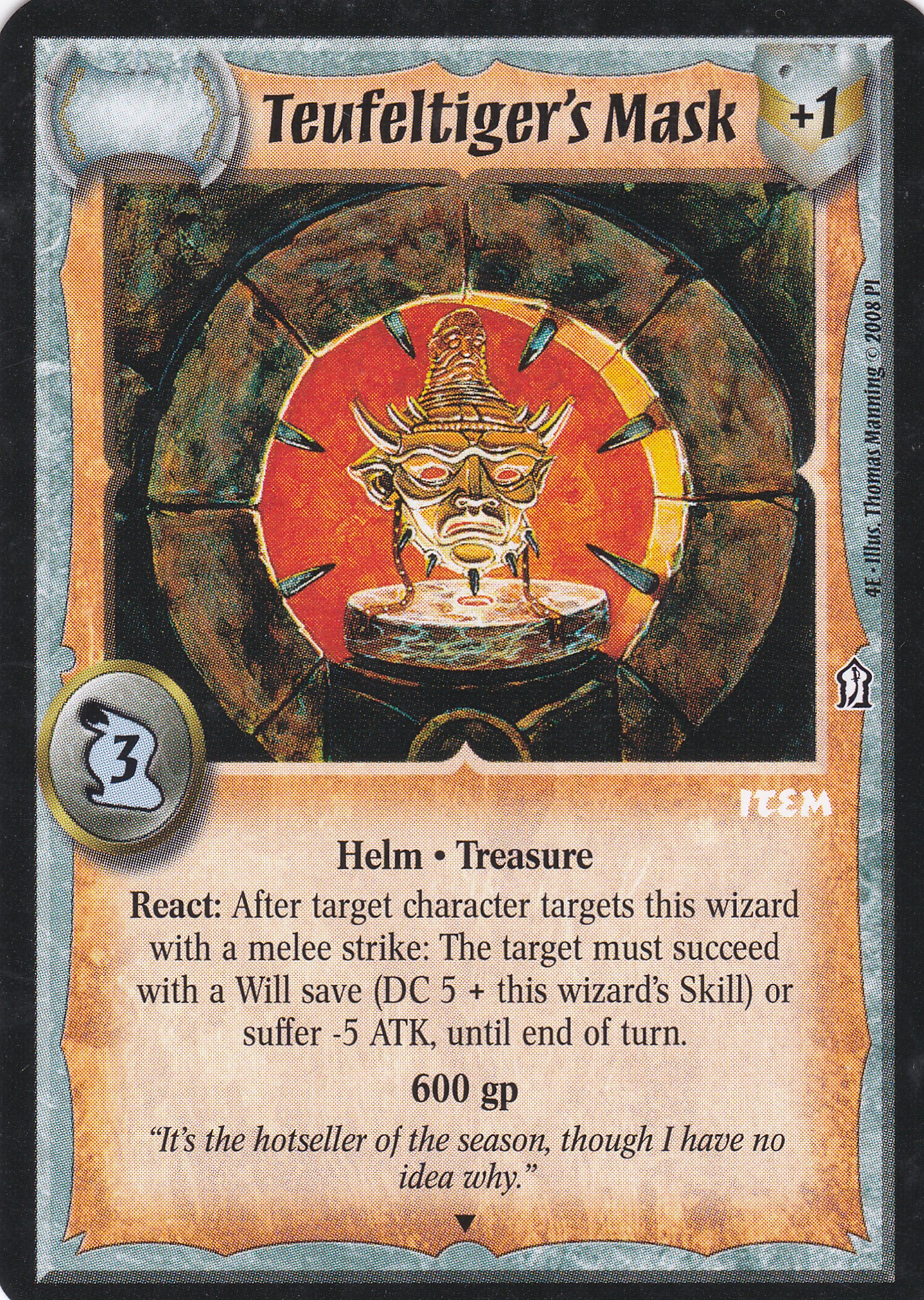 Teufeltiger's Mask