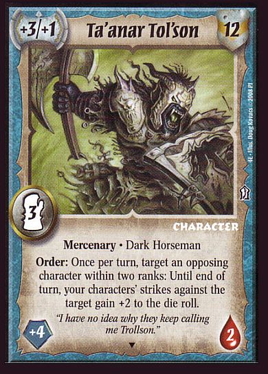 Ta'anar Tol'son - Promo