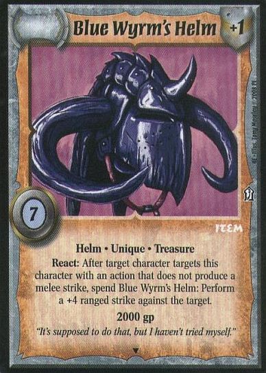 Blue Wyrm Helm