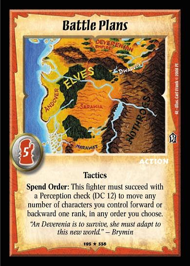 Battle Plans