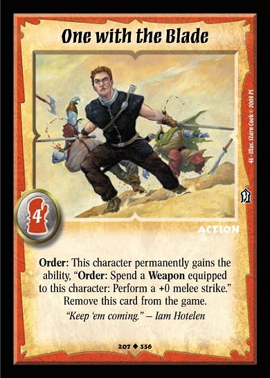 One with the Blade - Regular