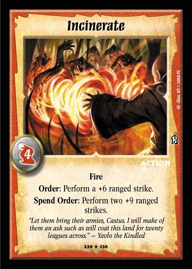 Incinerate