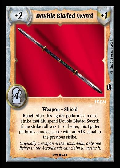Double Bladed Sword