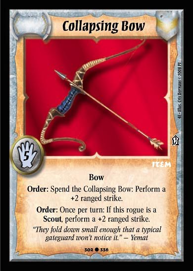 Collapsing Bow