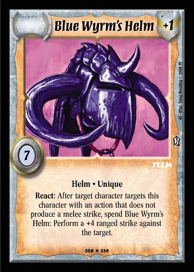 Blue Wyrm Helm