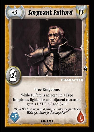 Sergeant Fulford - Regular
