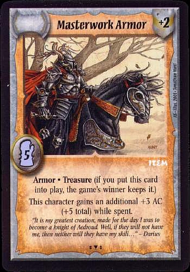 Masterwork Armor - Promo