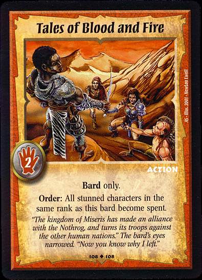 Tales of Blood and Fire - Regular
