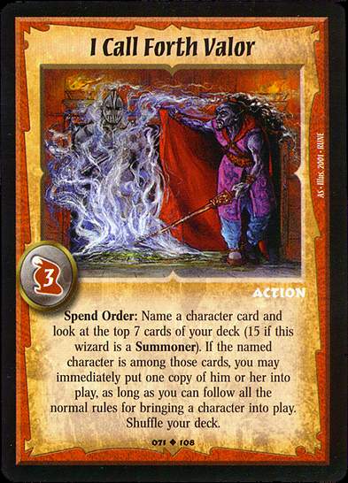 I Call Forth Valor - Regular