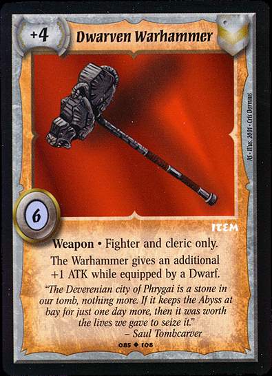 Dwarven Warhammer - Regular