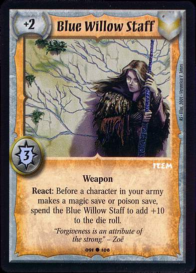 Blue Willow Staff - Regular