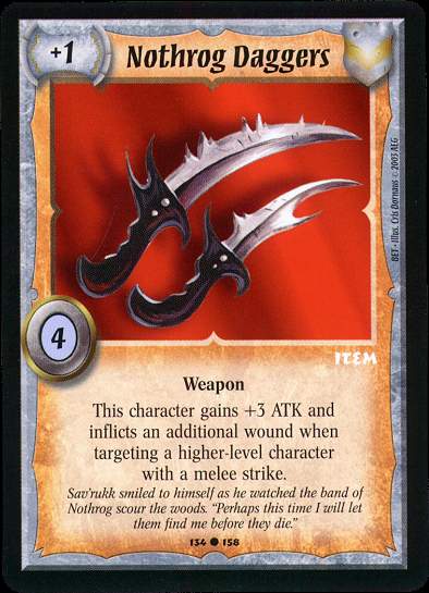 Nothrog Daggers - Regular