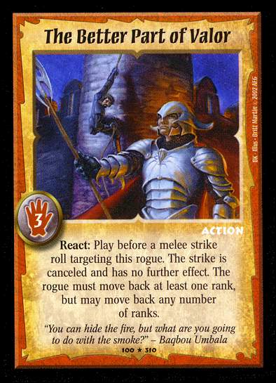 The Better Part of Valor - Regular