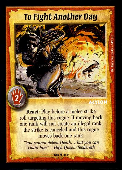 To Fight Another Day - Regular