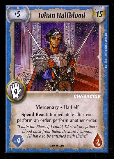 Johan Halfblood - Regular