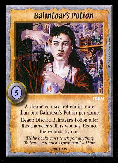 Balmtear's Potion Base printing