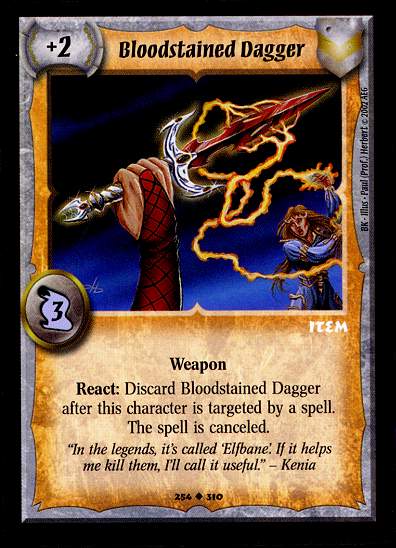Bloodstained Dagger