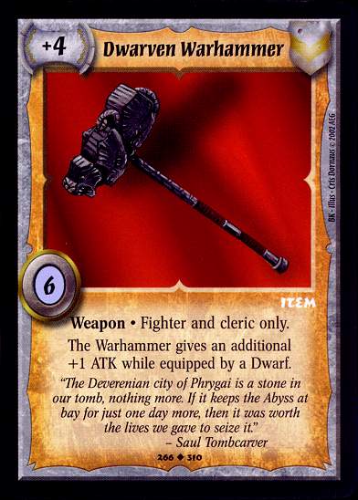 Dwarven Warhammer