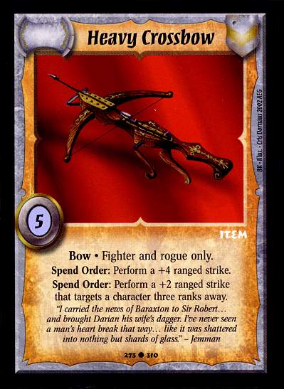 Heavy Crossbow