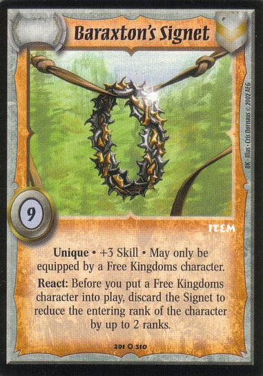 Baraxton's Signet