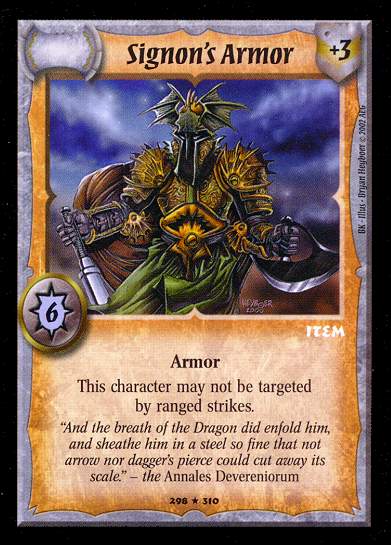 Signon's Armor
