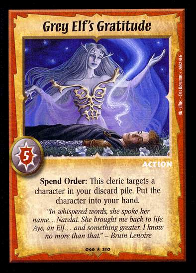 Grey Elf's Gratitude