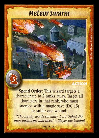Meteor Swarm - Regular