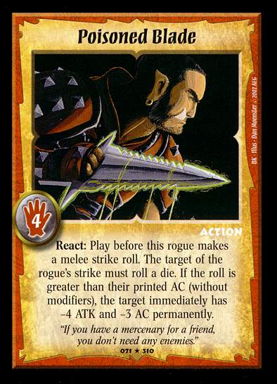 Poisoned Blade