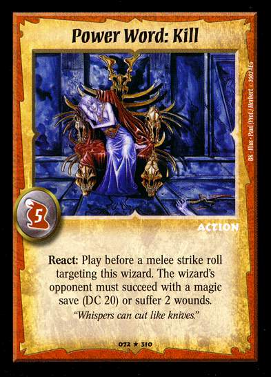 Power Word Kill - Regular