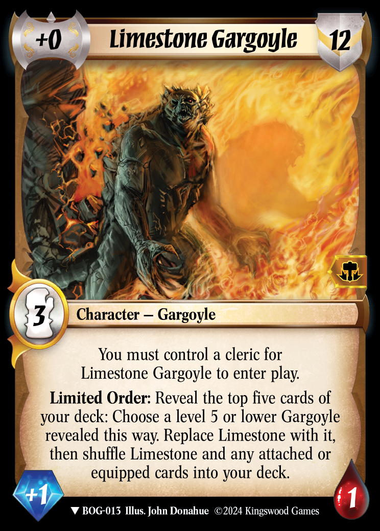 Limestone Gargoyle