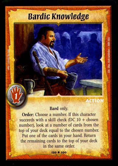 Bardic Knowledge - Regular