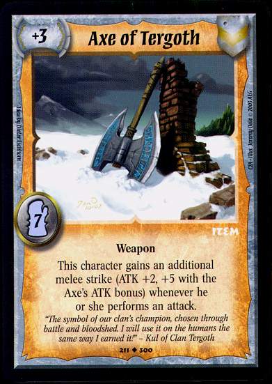 Axe of Tergoth - Regular