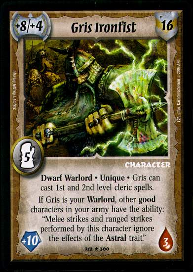 Gris Ironfist - Regular