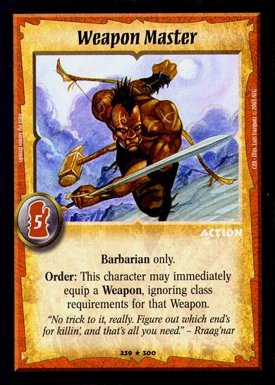 Weapon Master - Regular