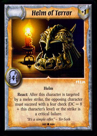 Helm of Terror - Regular