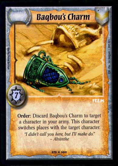 Baqbou's Charm - Regular
