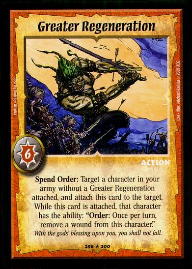 Greater Regeneration