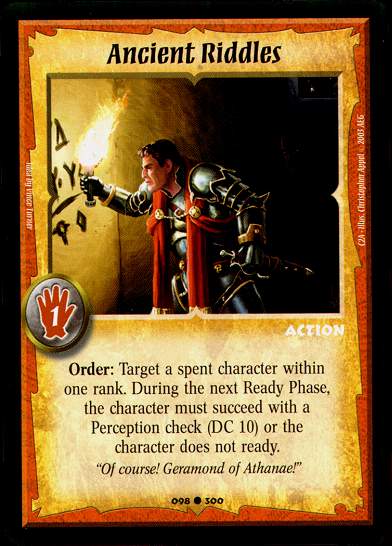 Ancient Riddles - Regular