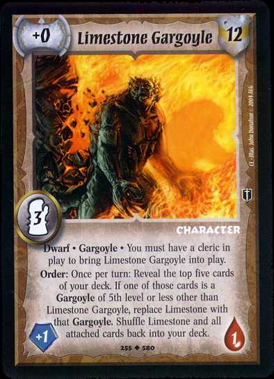 Limestone Gargoyle