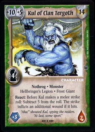 Kul of Clan Tergoth