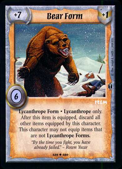 Bear Form