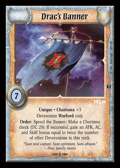Drac's Banner - Regular