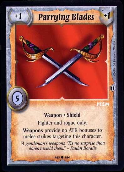 Parrying Blades