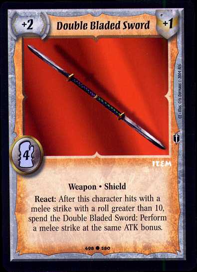 Double Bladed Sword