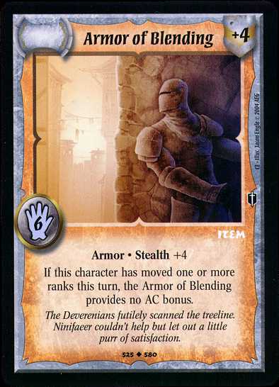 Armor of Blending