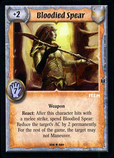 Bloodied Spear