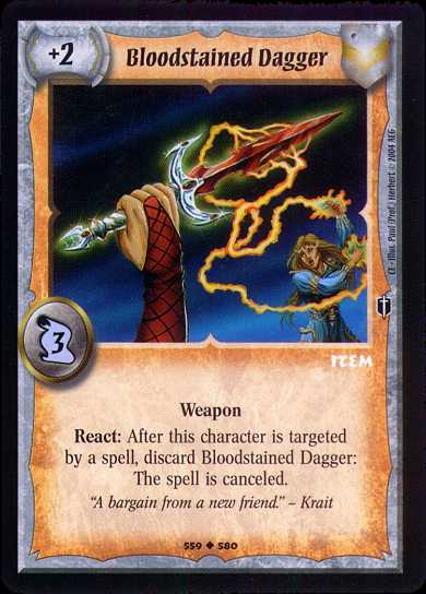 Bloodstained Dagger