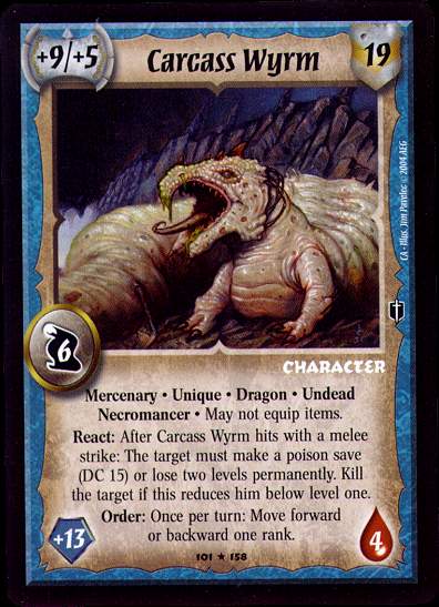Carcass Wyrm - Regular